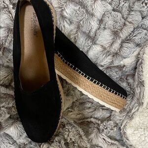Dr. Scholl's Black Espadrille Size 9